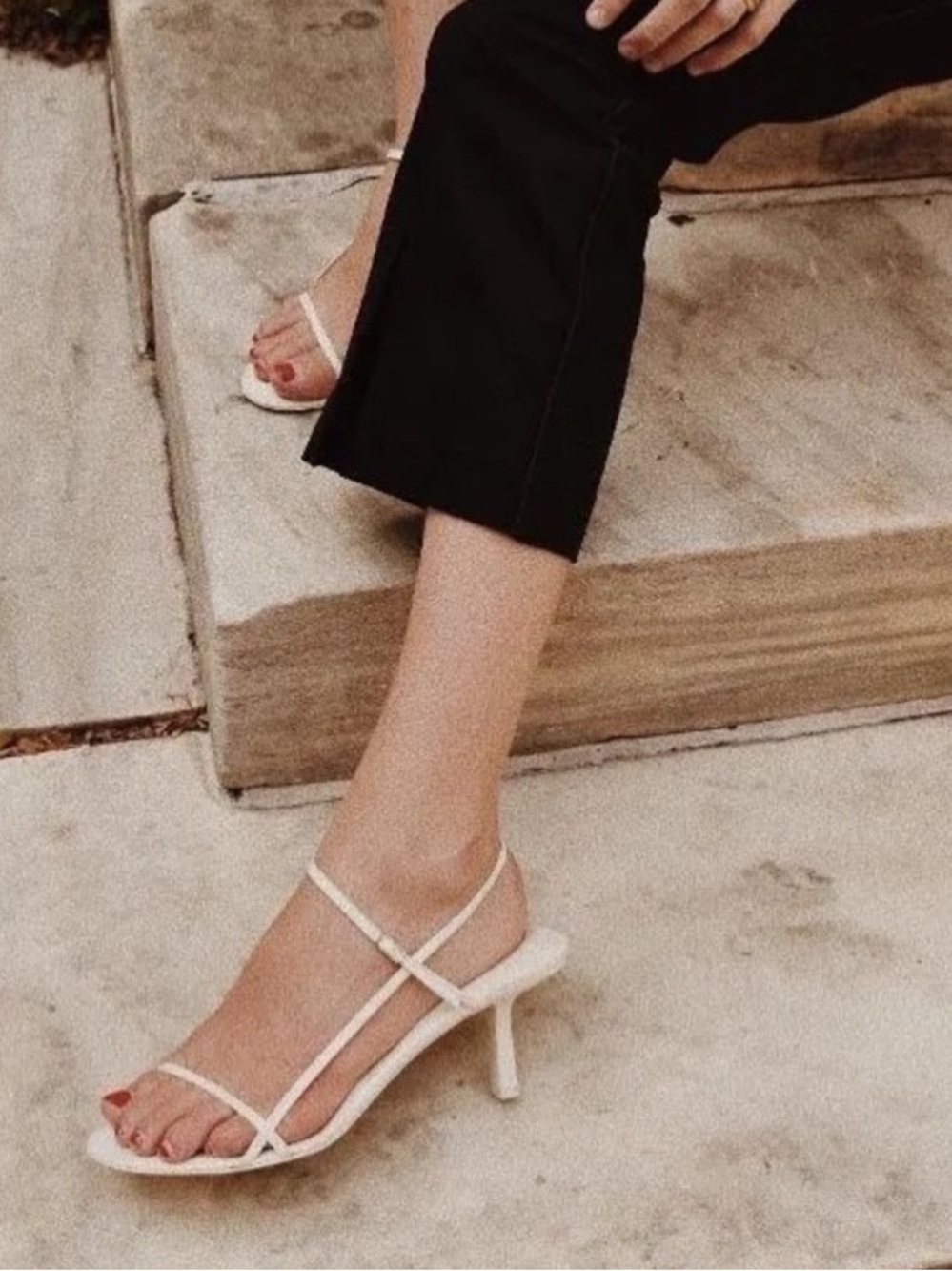 🤍 Tony Bianco Caprice Heel in White Kid – Size 8 – Never Worn